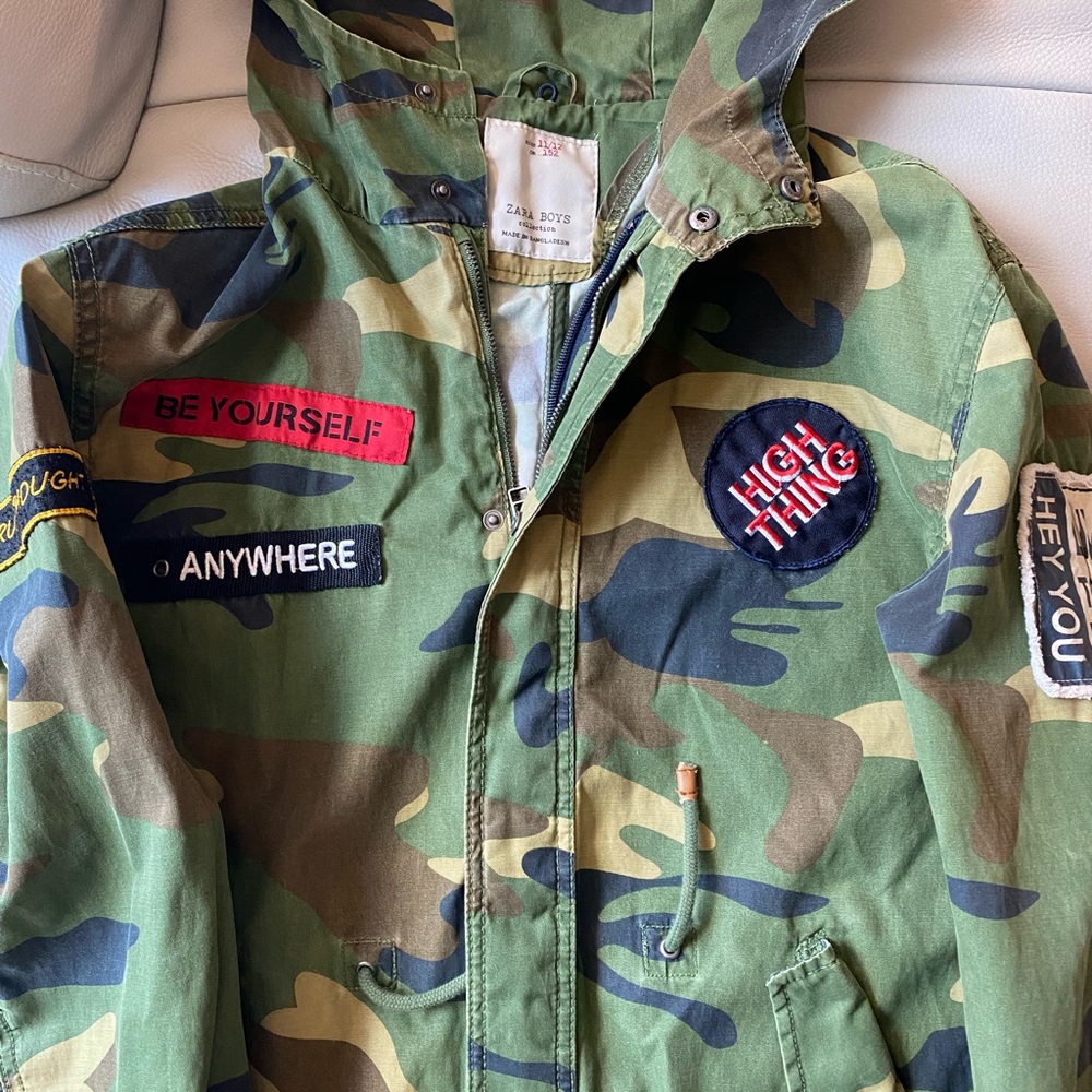 Zara army jacket size 11/12